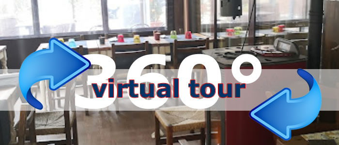 Click per visualizzare il Virtual Tour di Wanted Ristorante Pizzeria